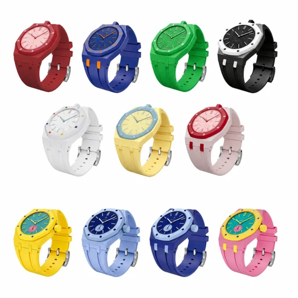 (AP x S) Collaboration Pocket Watch Modification Strap (Ceramic Dial Silicone Strap)